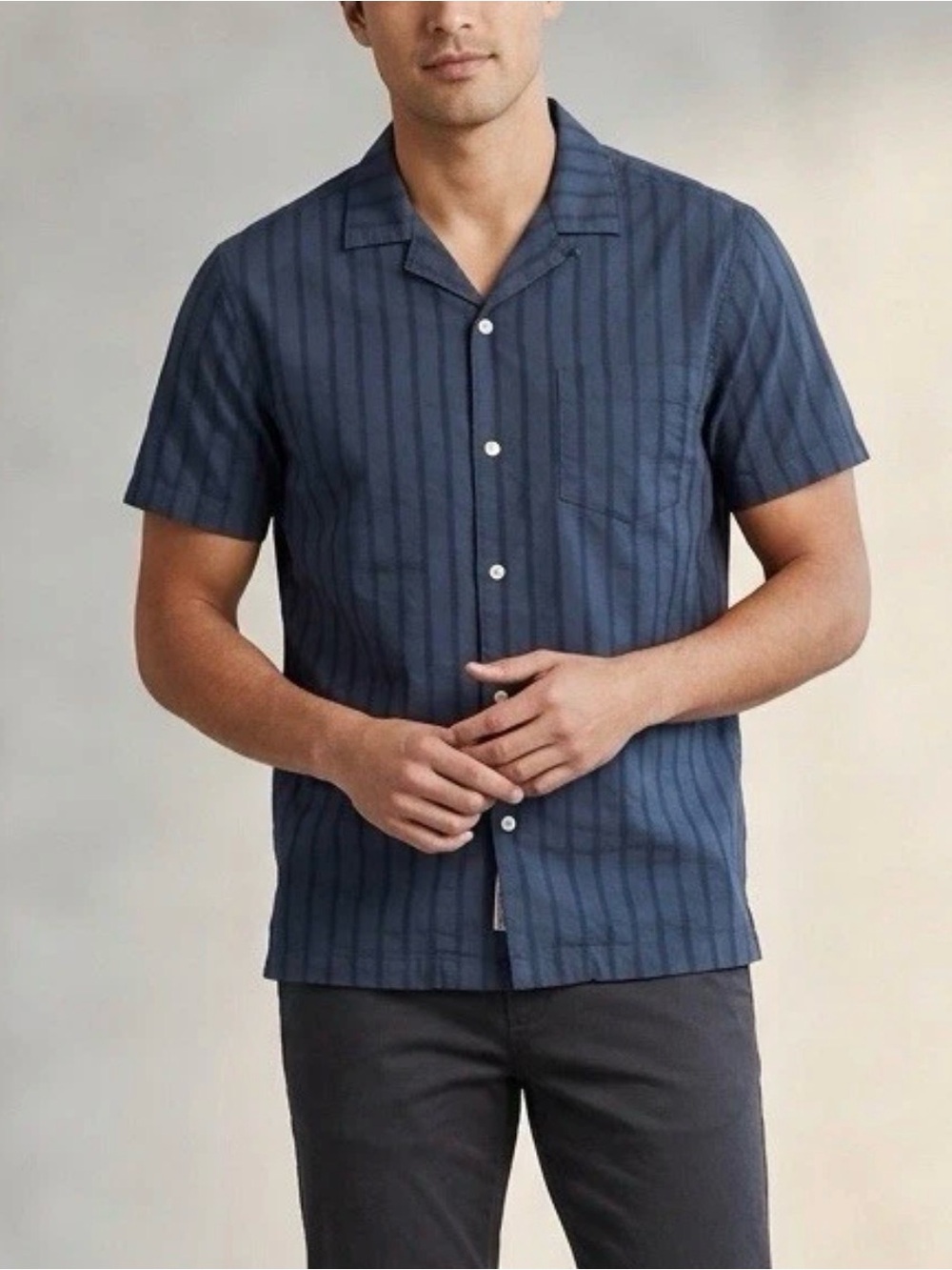 NWT Goodfellow & Co The Vacay Collection Standard Fit Button Down Shirt MEDIUM